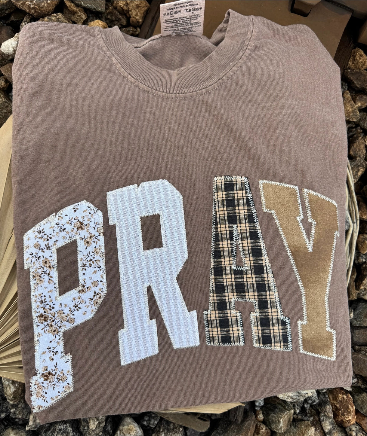 Pray Patchwork Tee